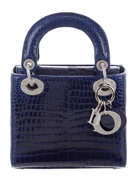 lady dior bag tote|lady dior crocodile bag.